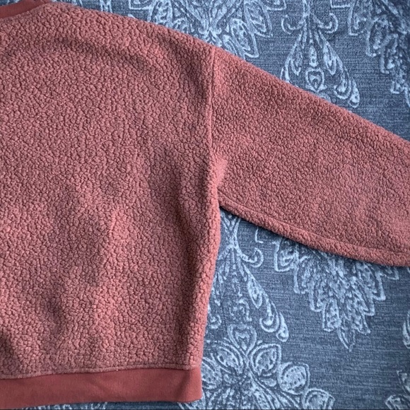 Madewell Polartec Fleece Crewneck Sweatshirt Large - Picture 7 of 8